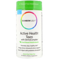 <img alt="Rainbow Light, Active Health Teen with Derma Complex, Food-Based Multivitamin, 90 Tablets" title="Rainbow Light, Active Health Teen with Derma Complex, Food-Based Multivitamin, 90 Tablets,021888112029"