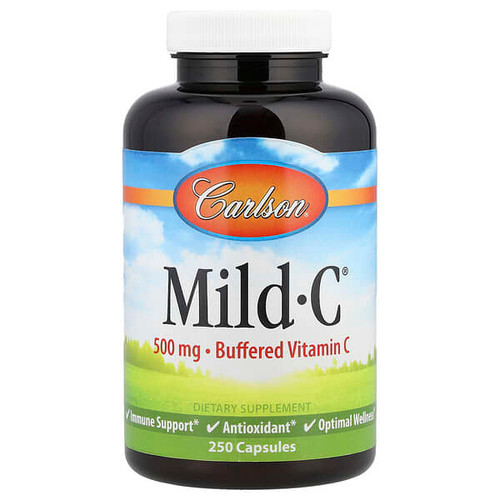 <img alt="Carlson, Mild-C, Buffered Vitamin C, 250 Capsules" title="Carlson, Mild-C, Buffered Vitamin C, 250 Capsules,088395030628"