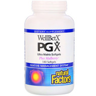 <img alt="Natural Factors, WellBetX PGX, Plus Mulberry, 180 Softgels" title="Natural Factors, WellBetX PGX, Plus Mulberry, 180 Softgels,068958035260"