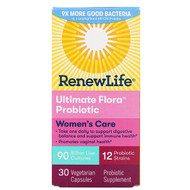 <img alt="Renew Life, Womens Care, Ultimate Flora Probiotic, 90 Billion Live Cultures, 30 Vegetarian Capsules" title="Renew Life, Womens Care, Ultimate Flora Probiotic, 90 Billion Live Cultures, 30 Vegetarian Capsules,631257156679"