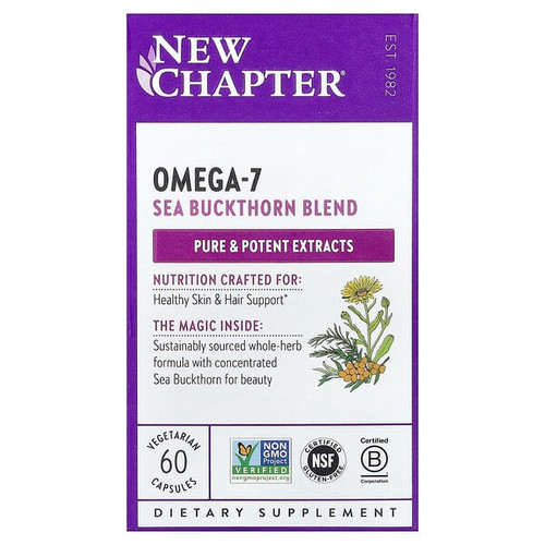 <img alt="New Chapter, Omega-7 Sea Buckthorn Blend, 60 Vegetarian Capsules" title="New Chapter, Omega-7 Sea Buckthorn Blend, 60 Vegetarian Capsules,727783900982"