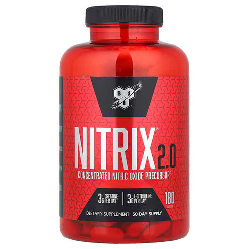<img alt="BSN, Nitrix 2.0, Concentrated Nitric Oxide Precursor, 180 Tablets" title="BSN, Nitrix 2.0, Concentrated Nitric Oxide Precursor, 180 Tablets,834266005215"