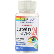 <img alt="Solaray, Advanced, Lutein Eyes, 24 mg, 60 VegCaps" title="Solaray, Advanced, Lutein Eyes, 24 mg, 60 VegCaps,076280832181"