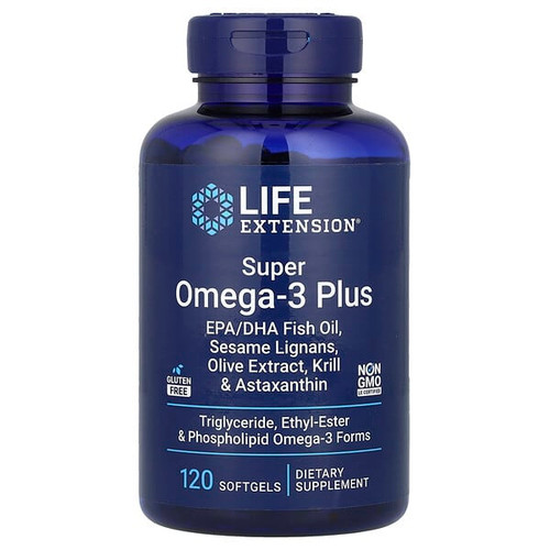<img alt="Life Extension, Super Omega-3 Plus, 120 Softgels" title="Life Extension, Super Omega-3 Plus, 120 Softgels,737870198819"