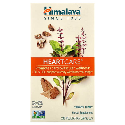 <img alt="Himalaya, HeartCare, 240 Vegetarian Capsules" title="Himalaya, HeartCare, 240 Vegetarian Capsules,605069001113"