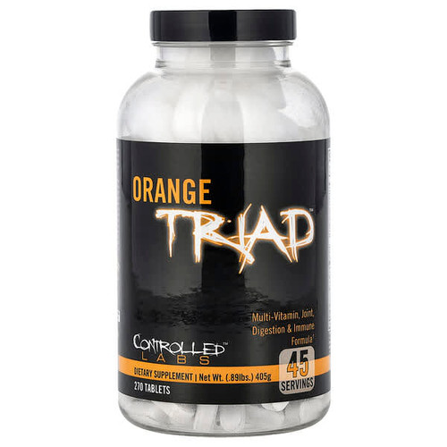 <img alt="Controlled Labs, Orange Triad, Multi-Vitamin, Joint, Digestion & Immune Formula, 270 Tablets" title="Controlled Labs, Orange Triad, Multi-Vitamin, Joint, Digestion & Immune Formula, 270 Tablets,895328001408"
