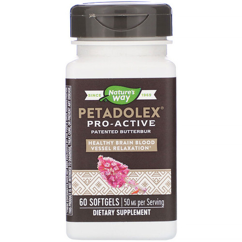 <img alt="Enzymatic Therapy, Petadolex, Pro-Active, 60 Softgels" title="Enzymatic Therapy, Petadolex, Pro-Active, 60 Softgels,763948048069"