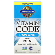 <img alt="Garden of Life, Vitamin Code, RAW One, Once Daily Multivitamin For Men, 75 Vegetarian Capsules" title="Garden of Life, Vitamin Code, RAW One, Once Daily Multivitamin For Men, 75 Vegetarian Capsules,658010114028"