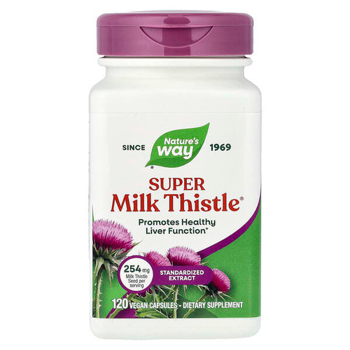 <img alt="Natures Way, Super Milk Thistle, 120 Vegan Capsules" title="Natures Way, Super Milk Thistle, 120 Vegan Capsules,763948081028"