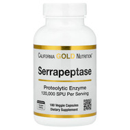 <img alt="California Gold Nutrition, Serrapeptase, Proteolytic Enzyme, 120,000 SPUs, 180 Veggie Capsules" title="California Gold Nutrition, Serrapeptase, Proteolytic Enzyme, 120,000 SPUs, 180 Veggie Capsules,898220015726"