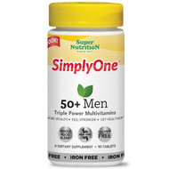 <img alt="Super Nutrition, SimplyOne, 50+ Men Triple Power Multivitamins, Iron-Free, 90 Tablets" title="Super Nutrition, SimplyOne, 50+ Men Triple Power Multivitamins, Iron-Free, 90 Tablets,033739001987"