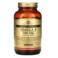 <img alt="Solgar, Omega-3, EPA & DHA, Double Strength, 700 mg, 120 Softgels" title="Solgar, Omega-3, EPA & DHA, Double Strength, 700 mg, 120 Softgels,033984020535"