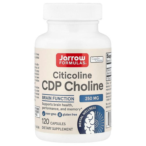 <img alt="Jarrow Formulas, Citicoline, CDP Choline, 250 mg, 120 Capsules" title="Jarrow Formulas, Citicoline, CDP Choline, 250 mg, 120 Capsules,790011180142"