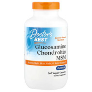 <img alt="Doctors Best, Glucosamine Chondroitin MSM, 360 Veggie Capsules" title="Doctors Best, Glucosamine Chondroitin MSM, 360 Veggie Capsules,753950003644"