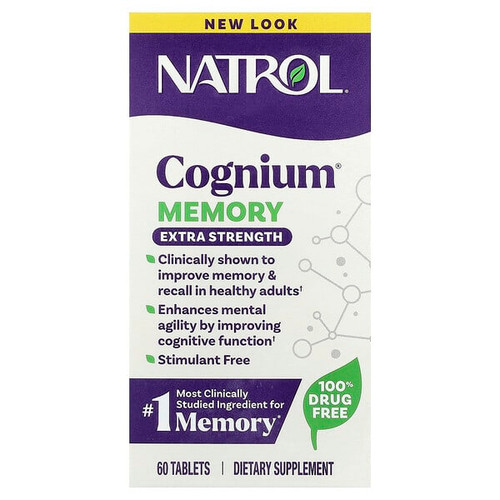 <img alt="Natrol, Cognium Memory, 200 mg, 60 Tablets" title="Natrol, Cognium Memory, 200 mg, 60 Tablets,047469073404"