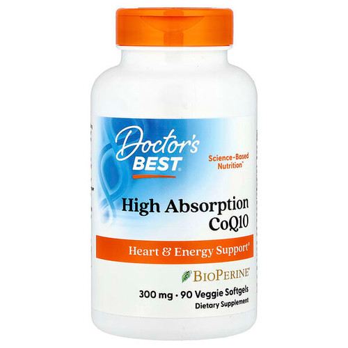 <img alt="Doctors Best, High Absorption CoQ10, 300 mg, 90 Veggie Softgels" title="Doctors Best, High Absorption CoQ10, 300 mg, 90 Veggie Softgels,753950005273"