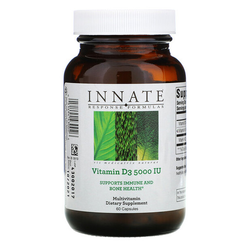 <img alt="Innate Response Formulas, Vitamin D3, 5000 IU, 60 Capsules" title="Innate Response Formulas, Vitamin D3, 5000 IU, 60 Capsules,051494430026"