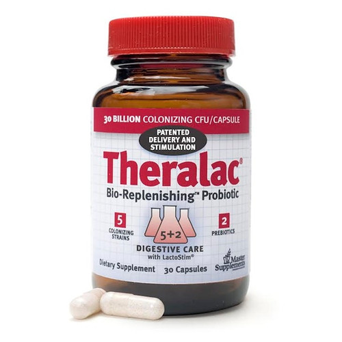 <img alt="Master Supplements, Theralac, Bio-Replenishing Probiotic, 30 Capsules" title="Master Supplements, Theralac, Bio-Replenishing Probiotic, 30 Capsules,804879057604"