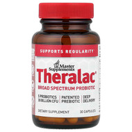 <img alt="Master Supplements, Theralac, Broad Spectrum Probiotic, 30 Capsules" title="Master Supplements, Theralac, Broad Spectrum Probiotic, 30 Capsules,804879057604"