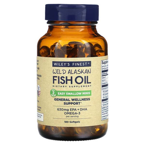 <img alt="Wileys Finest, Wild Alaskan Fish Oil, Easy Swallow Minis, 180 Softgels" title="Wileys Finest, Wild Alaskan Fish Oil, Easy Swallow Minis, 180 Softgels,857188004128"