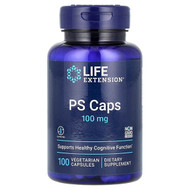<img alt="Life Extension, PS Caps, 100 mg, 100 Vegetarian Capsules" title="Life Extension, PS Caps, 100 mg, 100 Vegetarian Capsules,737870167617"