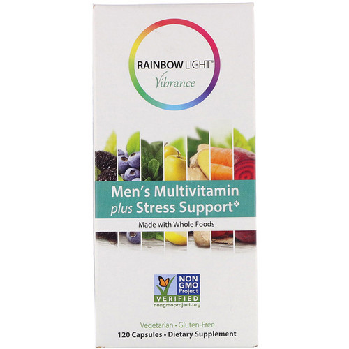 <img alt="Rainbow Light, Vibrance, Mens Multivitamin Plus Stress Support, 120 Capsules" title="Rainbow Light, Vibrance, Mens Multivitamin Plus Stress Support, 120 Capsules,021888780617"