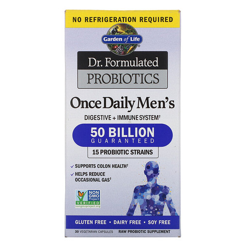 <img alt="Garden of Life, Dr. Formulated Probiotics, Once Dailys Mens, 30 Veggie Caps" title="Garden of Life, Dr. Formulated Probiotics, Once Dailys Mens, 30 Veggie Caps,658010118293"