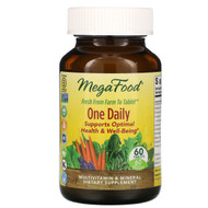 <img alt="MegaFood, One Daily, 60 Tablets" title="MegaFood, One Daily, 60 Tablets,051494101513"