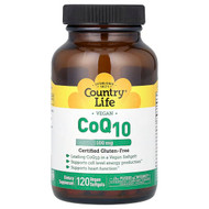 <img alt="Country Life, Vegan CoQ10, 100 mg, 120 Vegan Softgels" title="Country Life, Vegan CoQ10, 100 mg, 120 Vegan Softgels,015794035190"