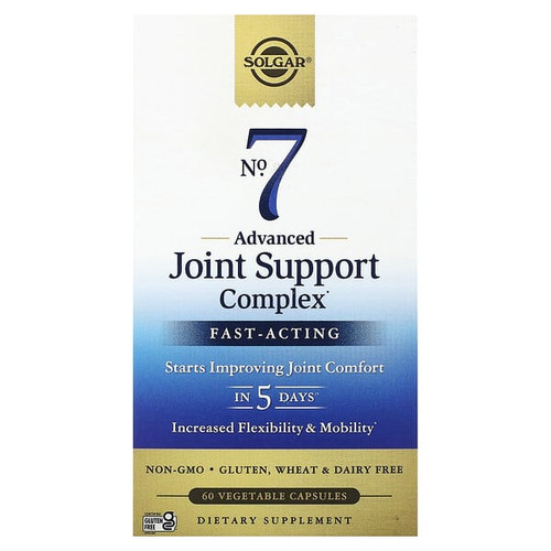 <img alt="Solgar, No.7,  Advanced Joint Support Complex, 60 Vegetable Capsules" title="Solgar, No.7,  Advanced Joint Support Complex, 60 Vegetable Capsules,033984505001"