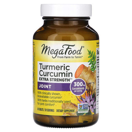 <img alt="MegaFood, Turmeric Curcumin, Joint, 60 Tablets" title="MegaFood, Turmeric Curcumin, Joint, 60 Tablets,051494103104"