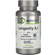 <img alt="Life Extension, Geroprotect, Longevity A.I., 30 Softgels" title="Life Extension, Geroprotect, Longevity A.I., 30 Softgels,737870213338"