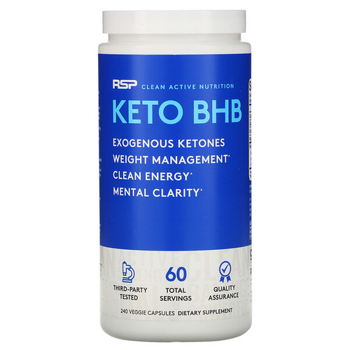 <img alt="RSP Nutrition, Keto BHB, 240 Veggie Capsules" title="RSP Nutrition, Keto BHB, 240 Veggie Capsules,854446006344"