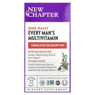 <img alt="New Chapter, One Daily  Every Mans Multivitamin, 72 Vegetarian Tablets" title="New Chapter, One Daily  Every Mans Multivitamin, 72 Vegetarian Tablets,727783003287"