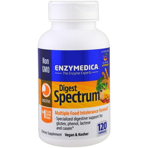 <img alt="Enzymedica, Digest Spectrum, 120 Capsules" title="Enzymedica, Digest Spectrum, 120 Capsules,670480291726"