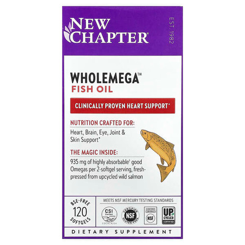 <img alt="New Chapter, Wholemega Fish Oil, 120 Softgels" title="New Chapter, Wholemega Fish Oil, 120 Softgels,727783050038"