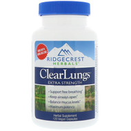 <img alt="RidgeCrest Herbals, ClearLungs, Extra Strength, 120 Vegan Capsules" title="RidgeCrest Herbals, ClearLungs, Extra Strength, 120 Vegan Capsules,355724001568"