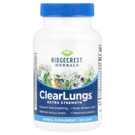 <img alt="RidgeCrest Herbals, ClearLungs, 120 Caps" title="RidgeCrest Herbals, ClearLungs, 120 Caps,355724001568"