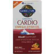 <img alt="Minami Nutrition, Cardio Omega-3 Fish Oil, Orange Flavor, 60 Softgels" title="Minami Nutrition, Cardio Omega-3 Fish Oil, Orange Flavor, 60 Softgels,5425018610860"