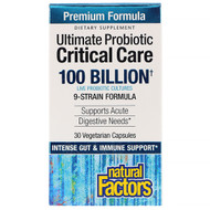 <img alt="Natural Factors, Ultimate Probiotic Critical Care, 100 Billion CFU, 30 Vegetarian Capsules" title="Natural Factors, Ultimate Probiotic Critical Care, 100 Billion CFU, 30 Vegetarian Capsules,068958018195"