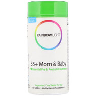 <img alt="Rainbow Light, 35+ Mom & Baby, 60 Tablets" title="Rainbow Light, 35+ Mom & Baby, 60 Tablets,021888203123"