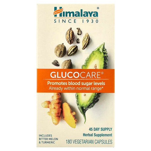 <img alt="Himalaya, GlucoCare, 180 Vegetarian Capsules" title="Himalaya, GlucoCare, 180 Vegetarian Capsules,605069009119"