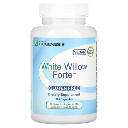 <img alt="Nutra BioGenesis, White Willow Forte, 120 Capsules" title="Nutra BioGenesis, White Willow Forte, 120 Capsules,812806102327"