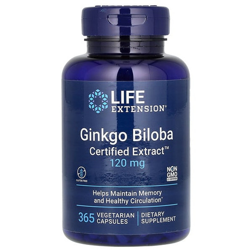 <img alt="Life Extension, Ginkgo Biloba, 120 mg, 365 Vegetarian Capsules" title="Life Extension, Ginkgo Biloba, 120 mg, 365 Vegetarian Capsules,737870165835"