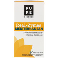 Pure Essence, Real-Zymes, Mediterranean, 90 Vegi-Caps