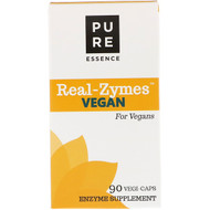Pure Essence, Real-Zymes, Vegan, 90 Vegi-Caps
