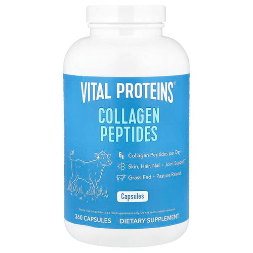 <img alt="Vital Proteins, Collagen Peptides, 360 Capsules (550 mg per Capsule)" title="Vital Proteins, Collagen Peptides, 360 Capsules (550 mg per Capsule),850232005652"