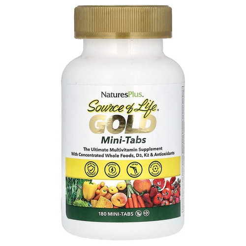 <img alt="NaturesPlus, Source of Life, Gold, The Ultimate Multivitamin Supplement, 180 Mini-Tabs" title="NaturesPlus, Source of Life, Gold, The Ultimate Multivitamin Supplement, 180 Mini-Tabs,097467307148"