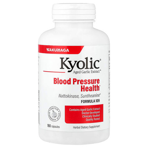 <img alt="Kyolic, Aged Garlic Extract, Blood Pressure Health, Formula 109, 160 Capsules" title="Kyolic, Aged Garlic Extract, Blood Pressure Health, Formula 109, 160 Capsules,023542109420"
