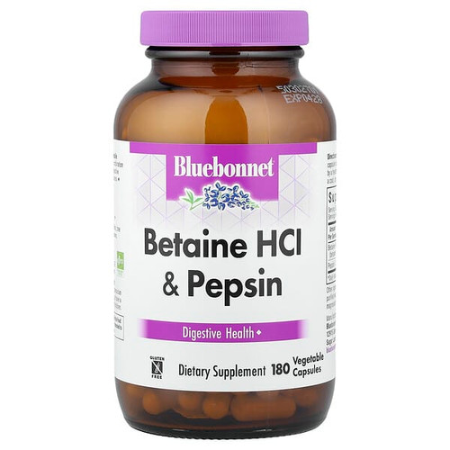 <img alt="Bluebonnet Nutrition, Betaine HCl & Pepsin, 180 Vegetable Capsules" title="Bluebonnet Nutrition, Betaine HCl & Pepsin, 180 Vegetable Capsules,743715008977"